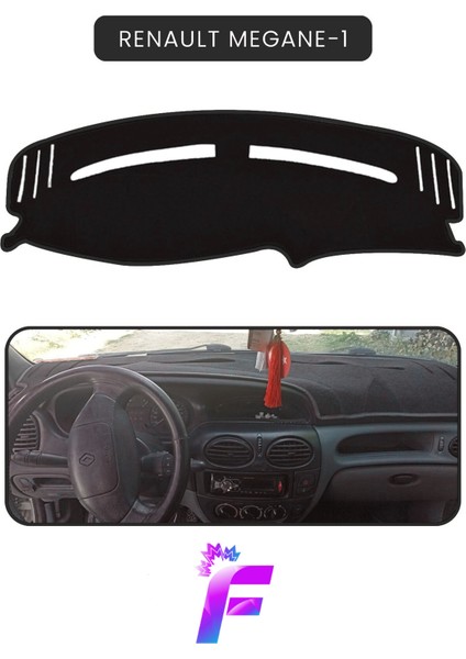 Renault Megane 1 Araca Özel Torpido Örtüsü | Ön Göğüs Kılıfı | Tam Koruma | Oto Aksesuar | A54