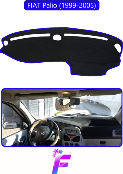 Fıat Palio (1999-2005) Uyumlu Ön Göğüs Örtüsü | Yansıma Önleyici | Kolay Montaj | Oto Aksesuar | E65