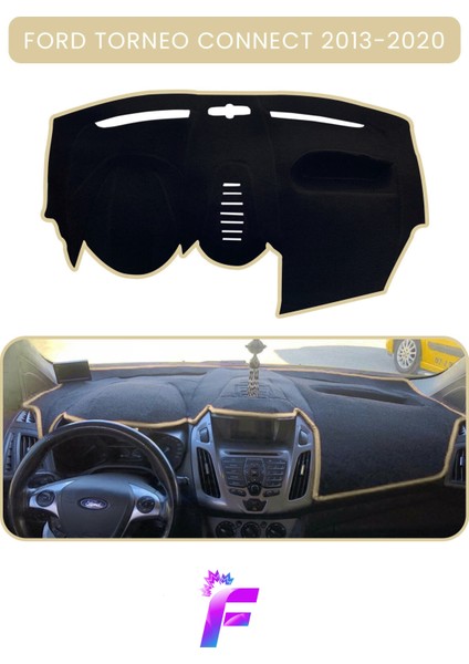 Ford Torneo Connect (2013-2020) Torpido Örtüsü | Güneşten Korur | Tam Uyum | Tc1