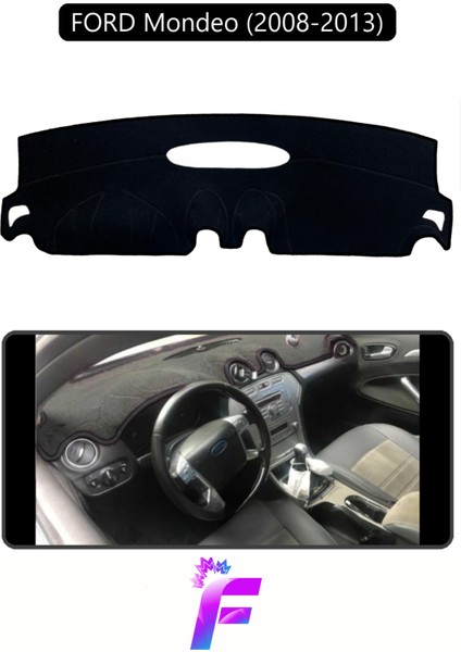 Ford Mondeo (2008-2013) Araca Özel Torpido Örtüsü | Kolay Montaj | Güneşten Korur | Tam Uyum| F30