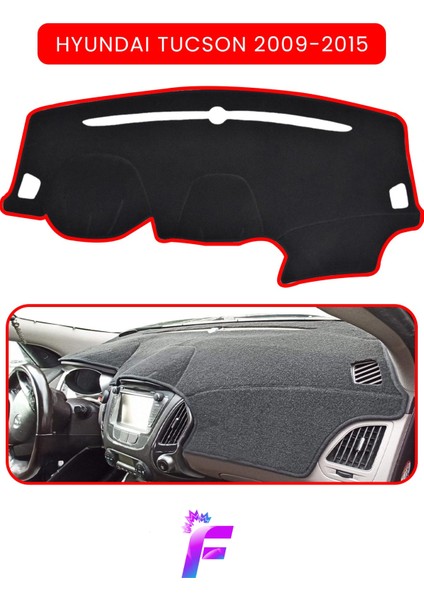 Hyundai Tucson (2009-2015) Uyumlu Ön Göğüs Örtüsü | Yansıma Önleyici | Kolay Montaj | TC75