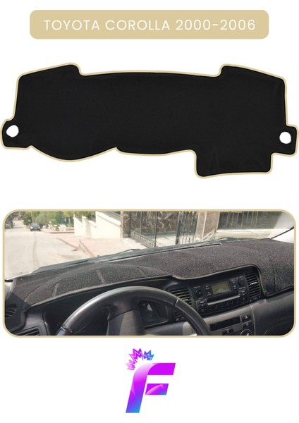 Toyota Corolla (2000-2006) Torpido Örtüsü | Güneşten, Isıdan, Çatlamadan Korur | Oto Aksesuar | B25