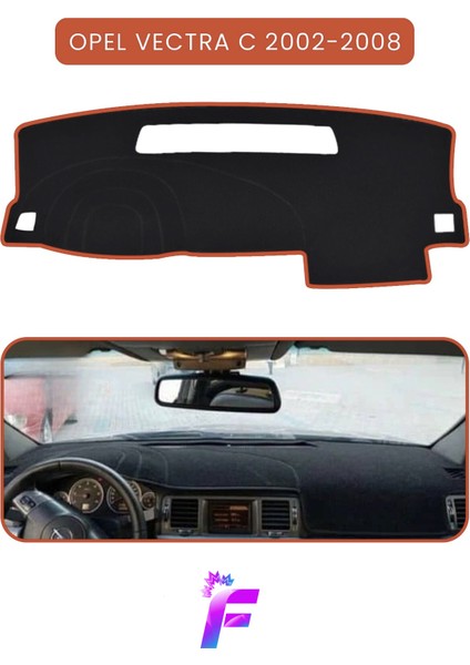 Opel Vectra C (2002-2008) Uyumlu Torpido Örtüsü | Araca Özel Üretim | Kolay Montaj | Koruma | T64
