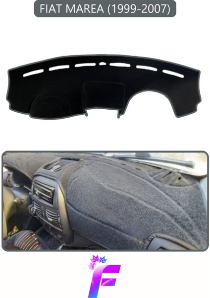 Fıat Marea (1999-2007) Torpido Örtüsü | Güneşten, Isıdan, Çatlamadan Korur | Oto Aksesuar | E56
