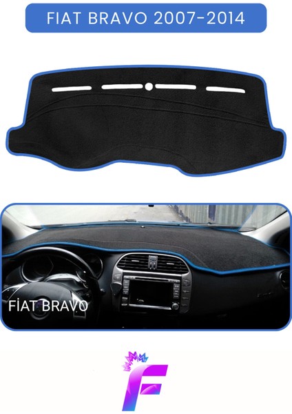 Fıat Bravo (2007-2014) Araca Özel Torpido Örtüsü | Ön Göğüs Kılıfı | Tam Koruma | Oto Aksesuar | E29