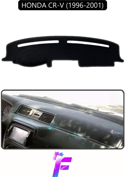 Honda Cr-V (1996-2001) Araca Özel Torpido Örtüsü | Kolay Montaj | Güneşten Korur | Tam Uyum | F84