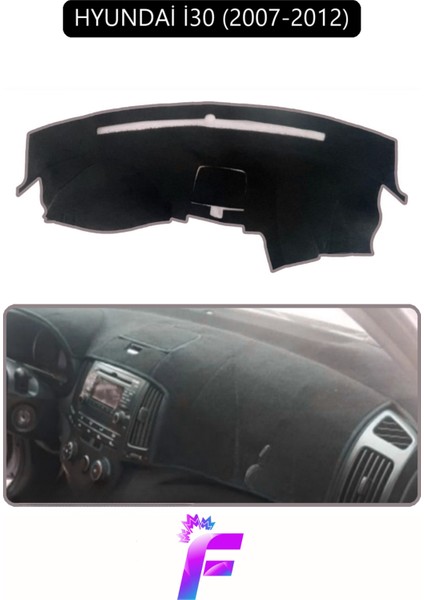 Hyundai I30 (2007-2012) Uyumlu Torpido Örtüsü | Kolay Montaj | Yansıma Önleyici| Tam Koruma | G54