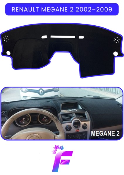 Renault Megane 2 (2002–2009) Uyumlu Torpido Örtüsü | Çatlama ve Isıya Karşı Tam Koruma | A59