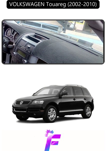 Volkswagen Touareg (2002-2010) Uyumlu Torpido Örtüsü | Yansıma Önleyici | Hızlı ve Kolay Montaj | L18