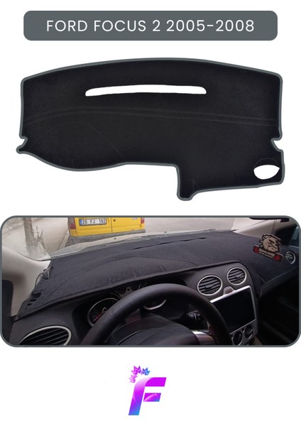 Ford Focus 2 (2005-2008) Torpido Koruyucu | Güneş ve Yansımaya Karşı Kalkan | Tam Koruma | TB80