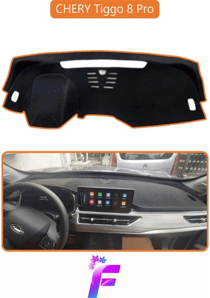 Chery Tiggo 8 Pro Torpido Örtüsü | Güneşten, Isıdan, Çatlamadan Korur | Tam Uyum | D46
