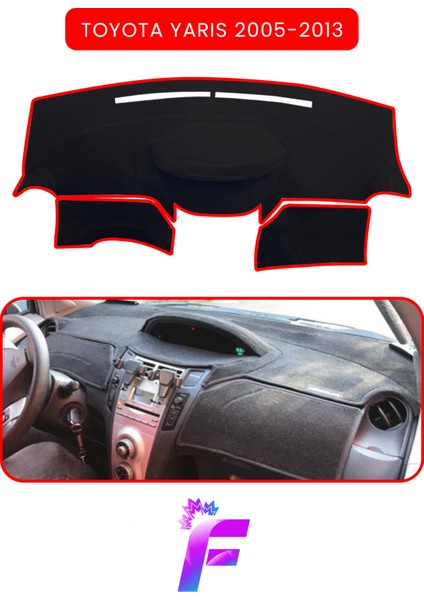 Toyota Yaris (2005-2013) Torpido Örtüsü | Güneşten, Isıdan, Çatlamadan Korur | Oto Aksesuar | B63