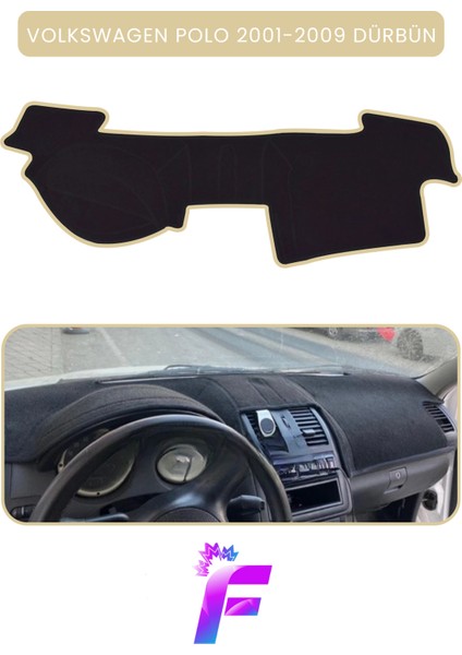 Volkswagen Polo (2001-2009) Araca Özel Torpido Örtüsü | Ön Göğüs Kılıfı | Tam Koruma | Tam Uyum |C37