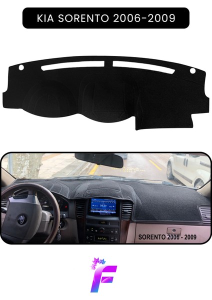 Kıa Sorento (2006-2009) Araca Özel Torpido Örtüsü | Ön Göğüs Kılıfı | Tam Koruma | Oto Aksesuar | TD12