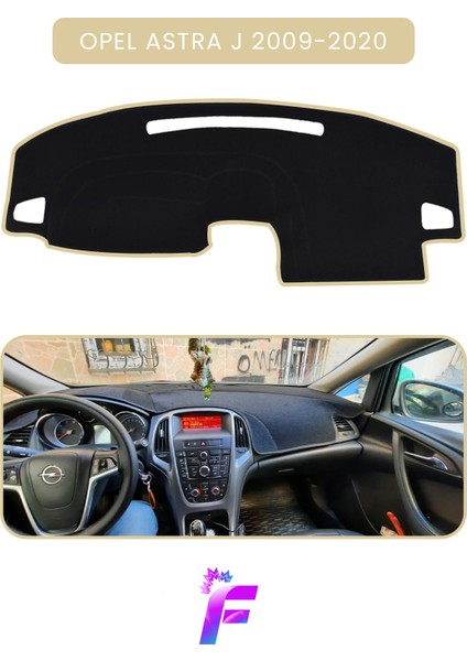 Opel Astra J (2009-2020) Uyumlu Torpido Örtüsü | Araca Özel Üretim | Kolay Montaj | Kaymaz | TE13