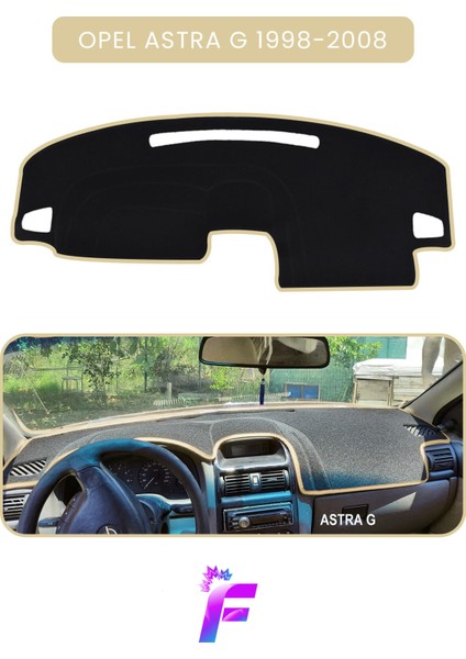 Opel Astra G (1998-2008) Uyumlu Torpido Örtüsü | Araca Özel Üretim | Kolay Montaj | Kaymaz | Te7