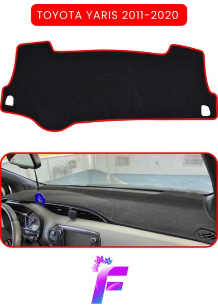 Toyota Yaris (2011-2020) Torpido Örtüsü | Çatlama ve Isıya Karşı Tam Koruma | Oto Aksesuar | B69