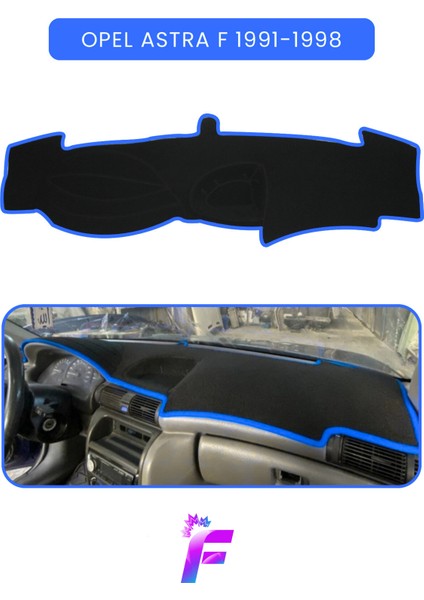 Opel Astra F (1991-1998) Uyumlu Torpido Örtüsü | Araca Özel Üretim | Kolay Montaj | Kaymaz | Te5