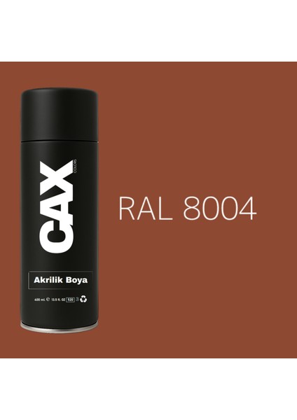 Extra Pigmentli Özel Yapım Akrilik Sprey Boya 400 ml (Kahve Tonları)(Araba-Metal-Ahşah-Plastik)