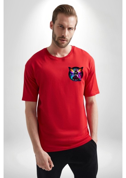 Crop Top Etek Retro Boom Box Plak Genç Kız Kırmızı Oversize Kadın Erkek Ön Minimal Baskılı Tişört fiyatları