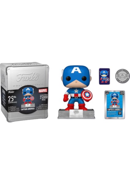 Captain America 25TH Anniversary Classics Limited 25K Pieces (2023 Fall Convention Exclusive) Pop!