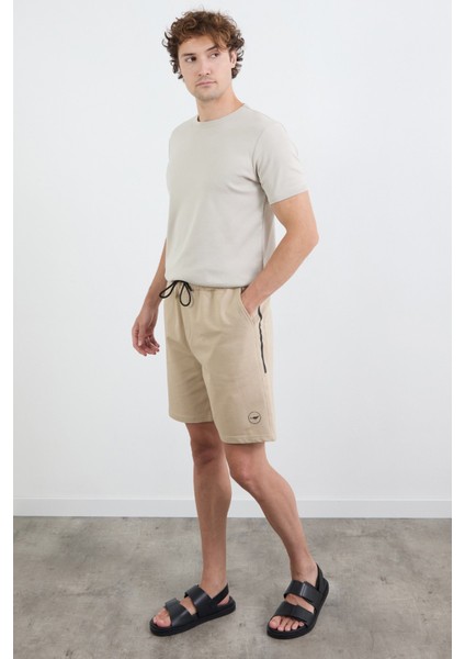 Beli Bağlamalı Baskılı Şort modelleri