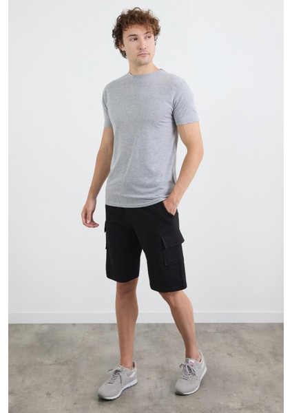 Beli Bağlamalı Kargo Cepli Şort