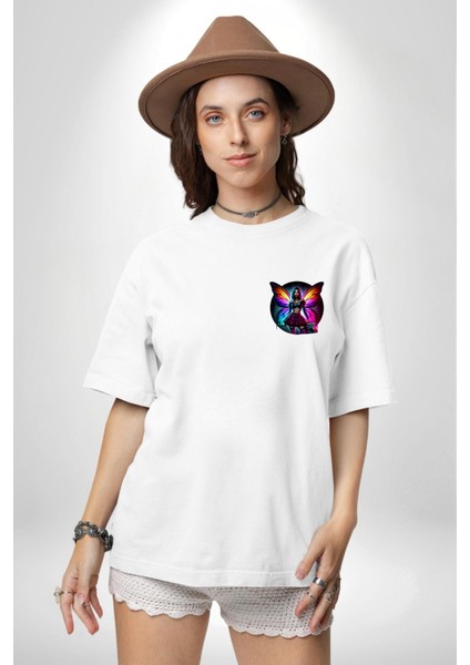 Crop Top Etek Retro Boom Box Plak Genç Kız Beyaz Oversize Kadın Erkek Ön Minimal Baskılı Tişört modelleri