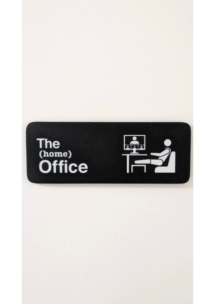 The Home Office Kapı Tabelası | Çalışma Odası Kapı Dekoru