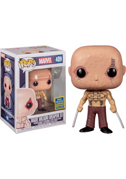 Marvel Wade Wilson Weapon Xı Limited Convention Exclusive Pop #489