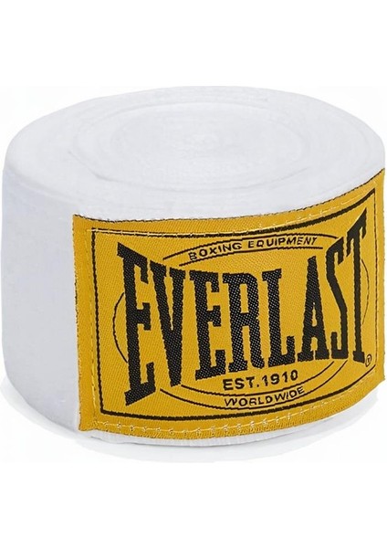 Süpertrend Everlast 180 cm Handwraps Bandaj Beyaz/ Siyah 870920-70