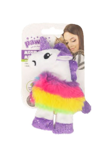 Örgü Kedi Oyuncağı Gökkuşağı Unicorn Dsdrn