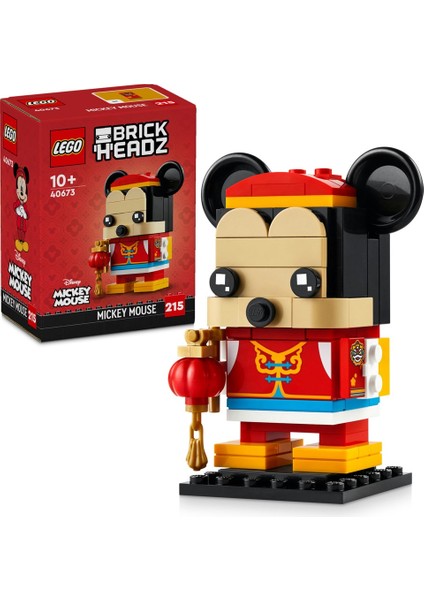 Leg Disny Brickheadz™ Bahar Festivali Mickyfare 40673- 10 Yaş ve Üzeri Çocuklar Için Oyuncak Yapım Seti (215 Pr)
