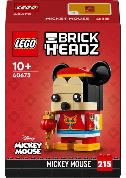 Leg Disny Brickheadz™ Bahar Festivali Mickyfare 40673- 10 Yaş ve Üzeri Çocuklar Için Oyuncak Yapım Seti (215 Pr)