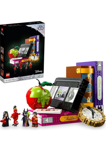 Leg | Diney Classc Ikonlar 43227 - Yetişkinler Için Koleksiyonluk ve Sergilenebilir Disney Yaratıcı Yapım Seti (1.540 Parça)