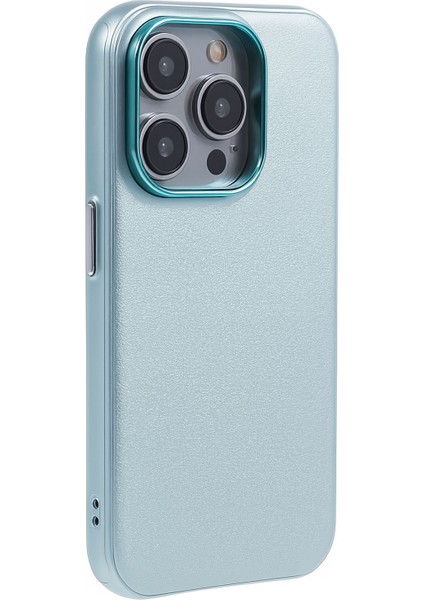 Apple iPhone 15 Pro Kılıf Pu Deri Magsafe Uyumlu Silikon Kapak