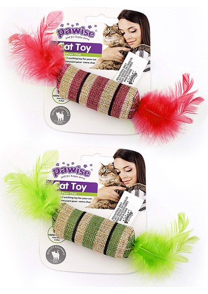 Kedi Oyuncağı Striped Cat Toy-Şeker Nrmsa