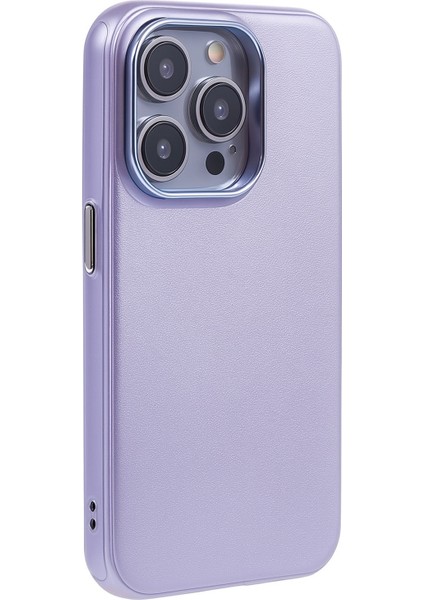 Apple iPhone 15 Pro Kılıf Pu Deri Magsafe Uyumlu Silikon Kapak