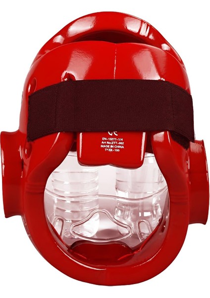 Süpertrend TKSK-100 Red-L Camlı Taekwondo Kaskı L Beden Kırmızı fiyatları