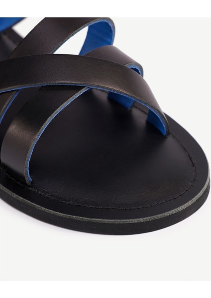 Renkli Astarlı Deri Sandalet modelleri