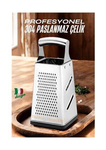 Turkel Rendesi 4 Taraflı 304 Paslanmaz Çelik - MCT9255-8081