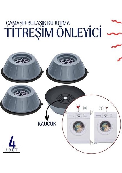 Turk Titreşim Önleyici Kauçuk 4 Adet S.langston Design - MCT8186-7785