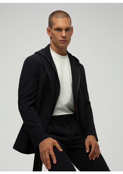 Dar Lacivert Erkek Ceket Joseph indirimleri