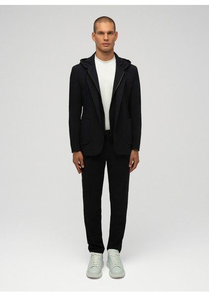 Dar Lacivert Erkek Ceket Joseph