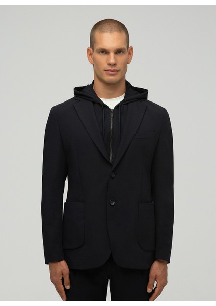 Dar Lacivert Erkek Ceket Joseph modelleri