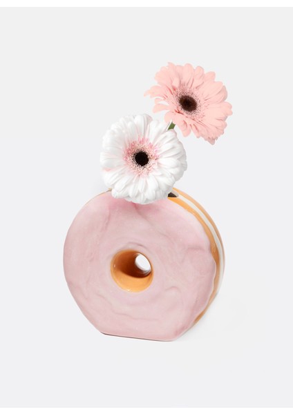 Çok Renkli Vazo Doıy Fast Food Donut Vazo Pembe fiyatları