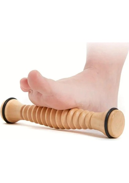 Ahşap Ayak Masaj ve Refleksoloji Silindiri Model 1