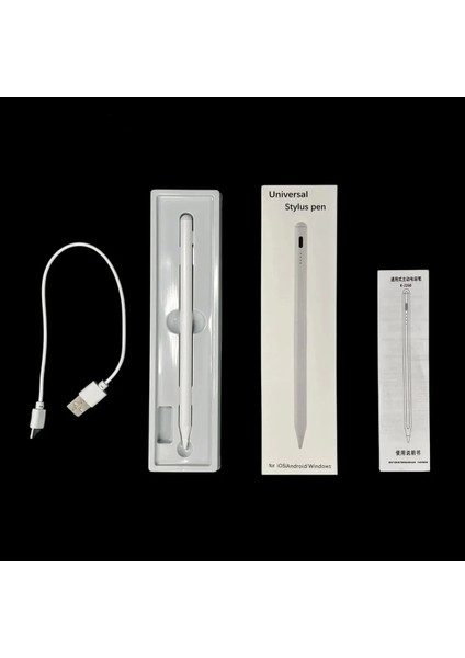 K2260 Ios ve Android Uyumlu Universal Dokunmatik Stylus Kalem - Beyaz fiyatları