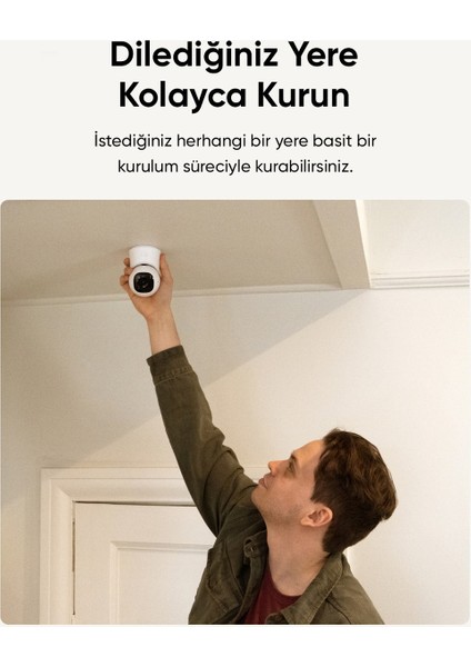 Anke Eufy Security C220 360 Derece Dönebilen Kızılötesi Gece Görüşlü Ip Kamera - T8W1 (Anker Türkiye Garantili) indirimleri