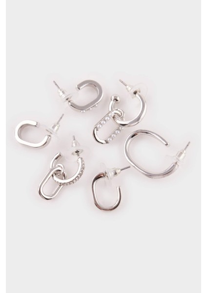 Kadın 6'lı Silver Küpe F1404AXNS fiyatları